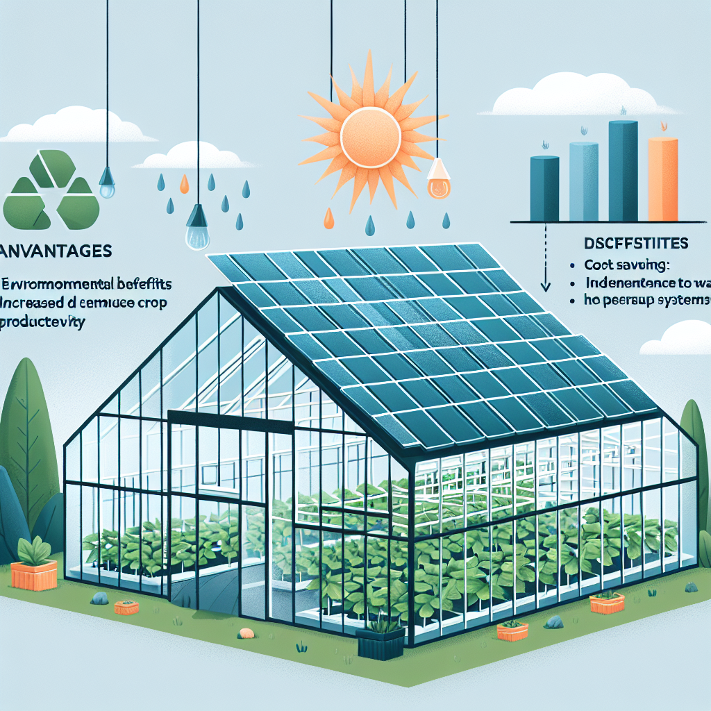 what are the advantages and disadvantages of solar powered greenhouse heaters